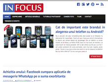 Tablet Screenshot of infocusblog.net